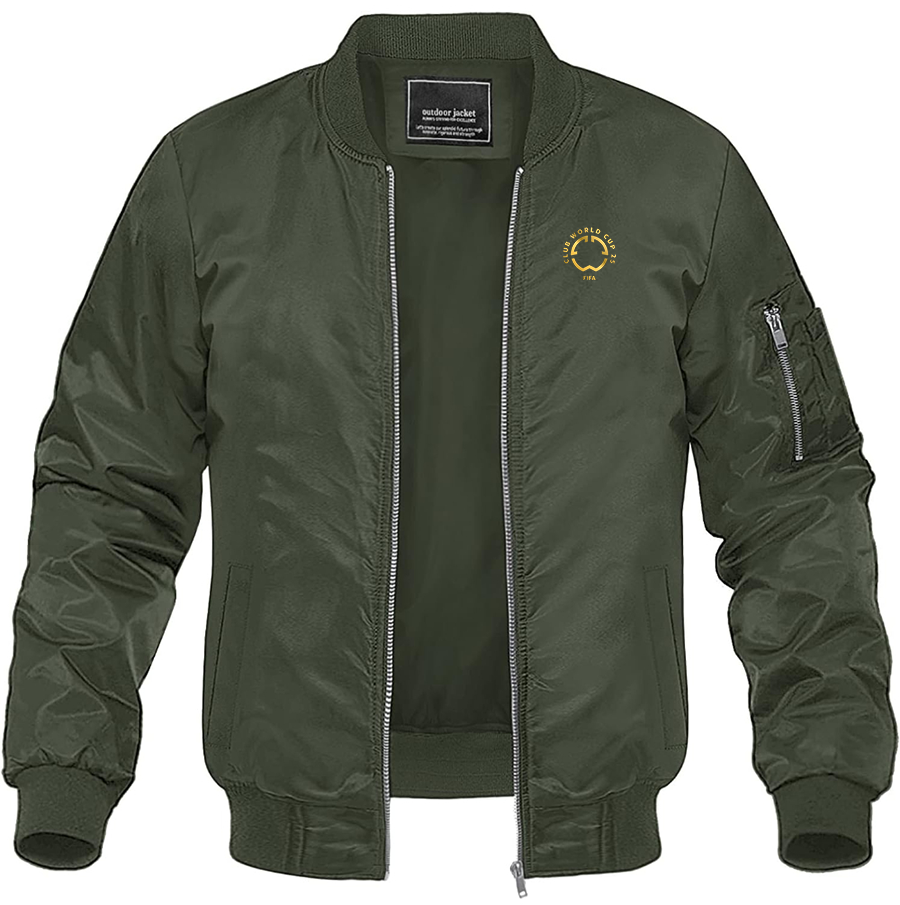 Men's Fifa World Cup 2025 Lightweight Bomber Jacket Windbreaker Softshell Varsity Jacket
