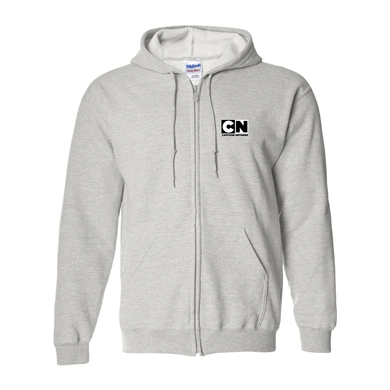 Men's Cartoon Network Gildan Heavy Blend Full-Zip Hooded Sweatshirt
