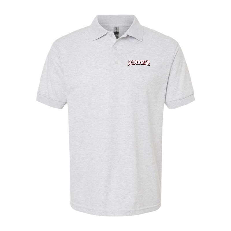 Men's Spider Man Gildan Dry Blend Jersey Polo