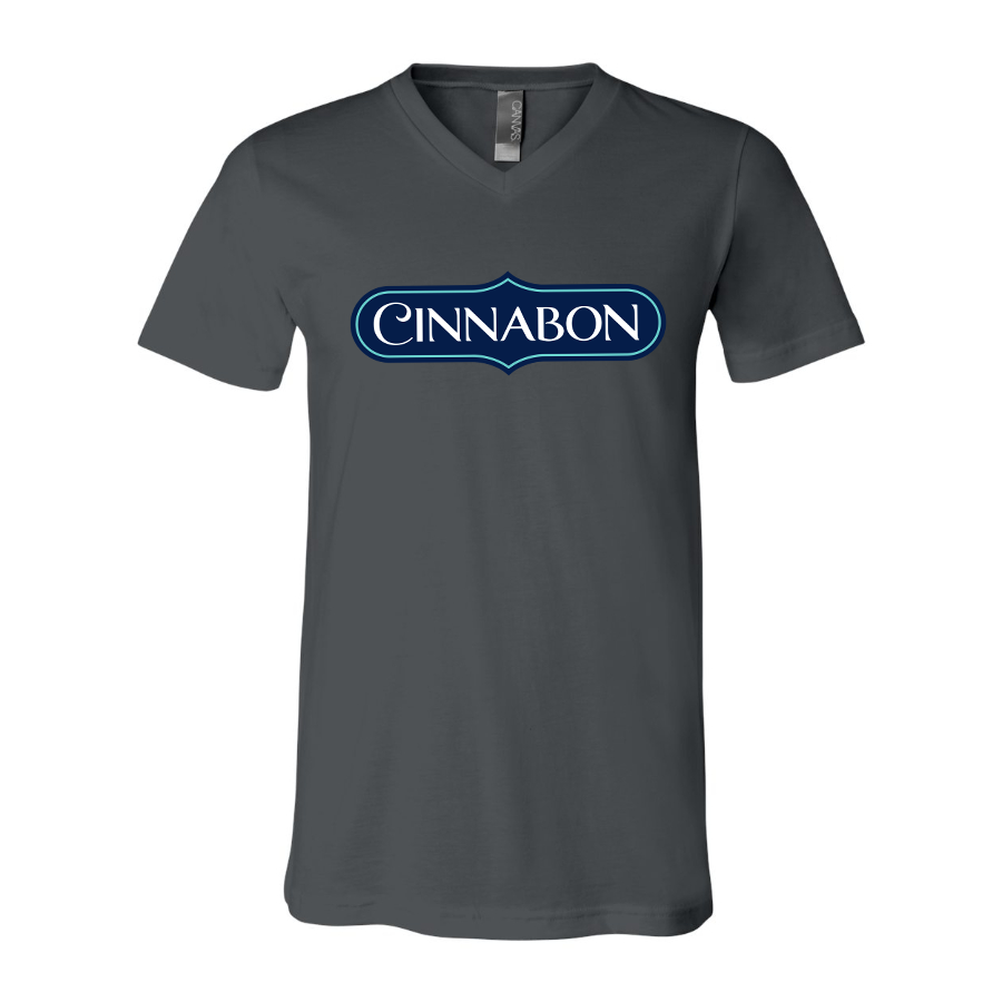 Men's Cinnabon BELLA CANVAS Jersey V-Neck Tee