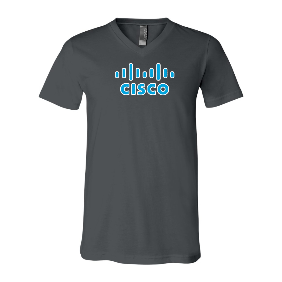Cisco BELLA CANVAS Jersey V-Neck Tee