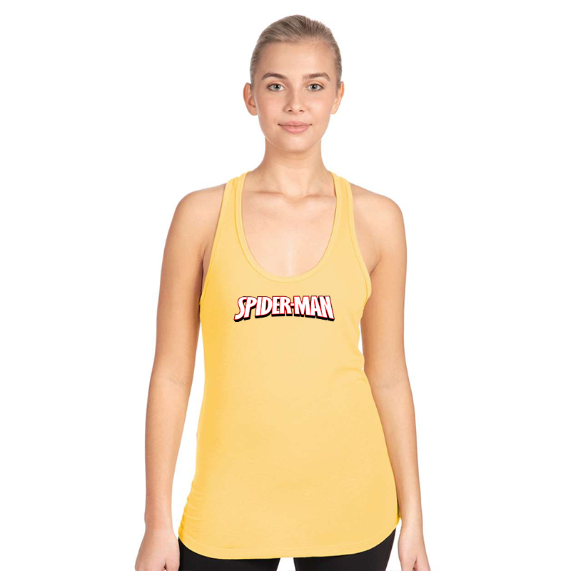 Women's Spider Man Next Level Ideal Racerback Tank