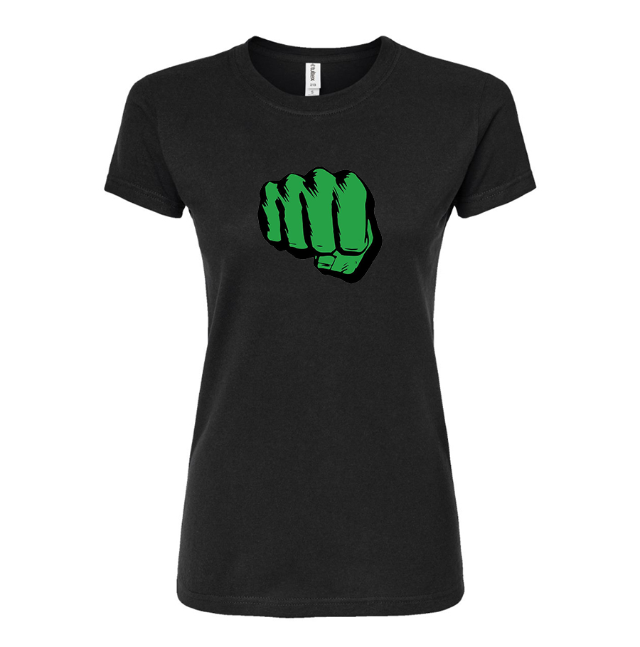 Women's Hulk Punch Round Neck T-Shirt