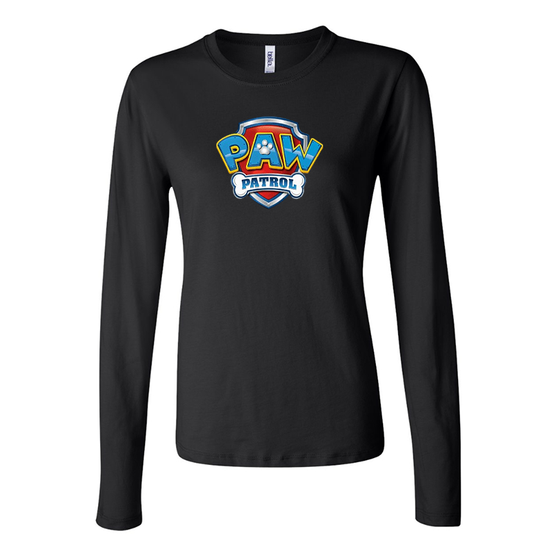 Women’s Paw Patrol BELLA CANVAS Jersey Long Sleeve Tee