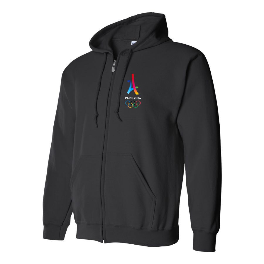 Men's Paris 2024 Olympics Zipper Hoodie