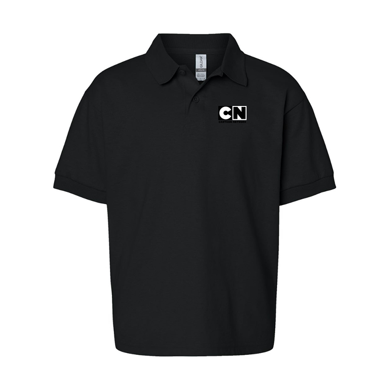 Youth's Cartoon Network Gildan Dry Blend Jersey Polo