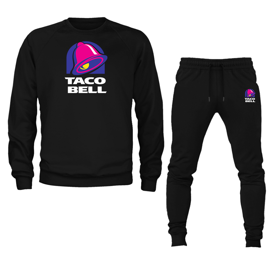 Men's Taco Bell Crewneck Sweatshirt Joggers Suit