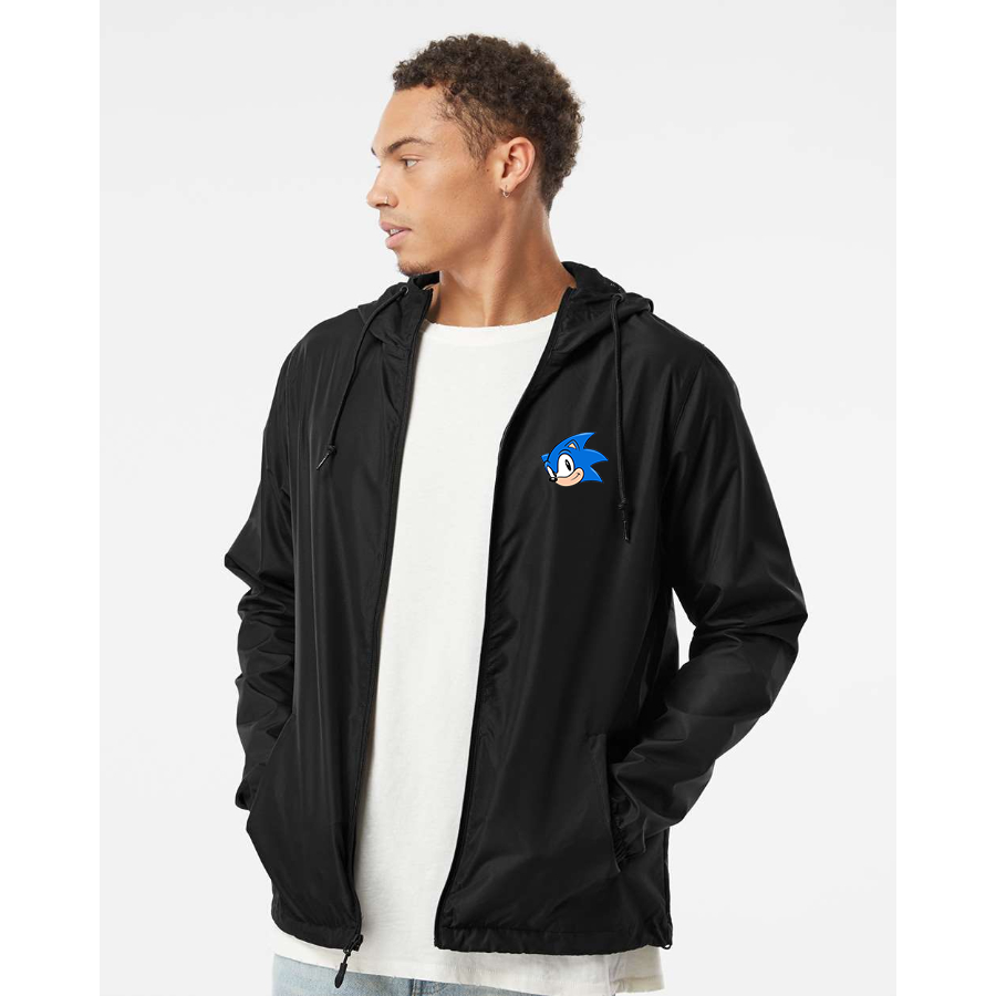 Men's Sonic the Hedgehog Independent Trading Co Lightweight Windbreaker Full-Zip Jacket