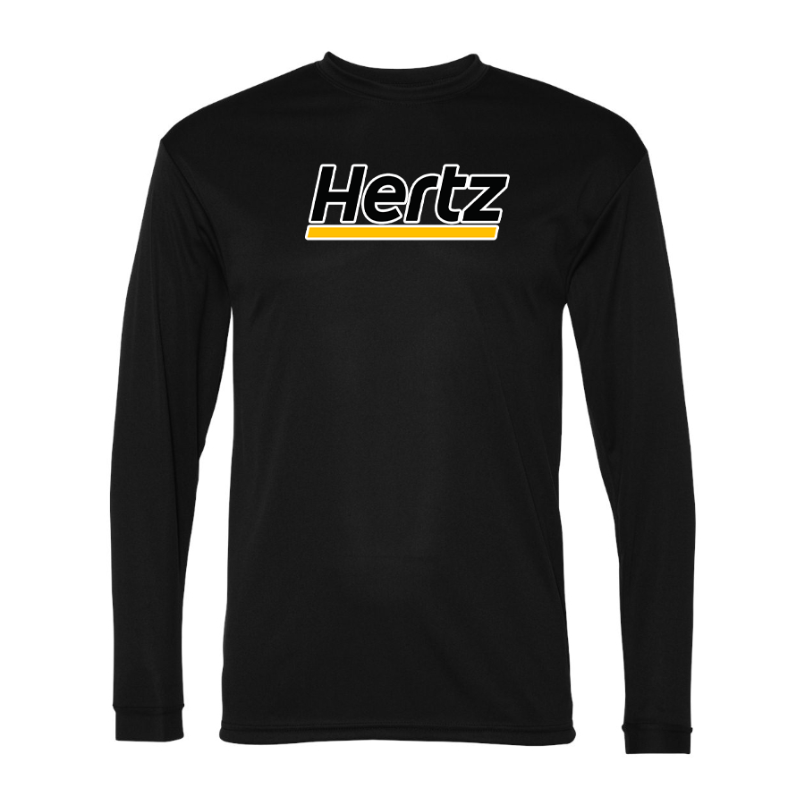 Men's Hertz Polyester Long Sleeve T-Shirt
