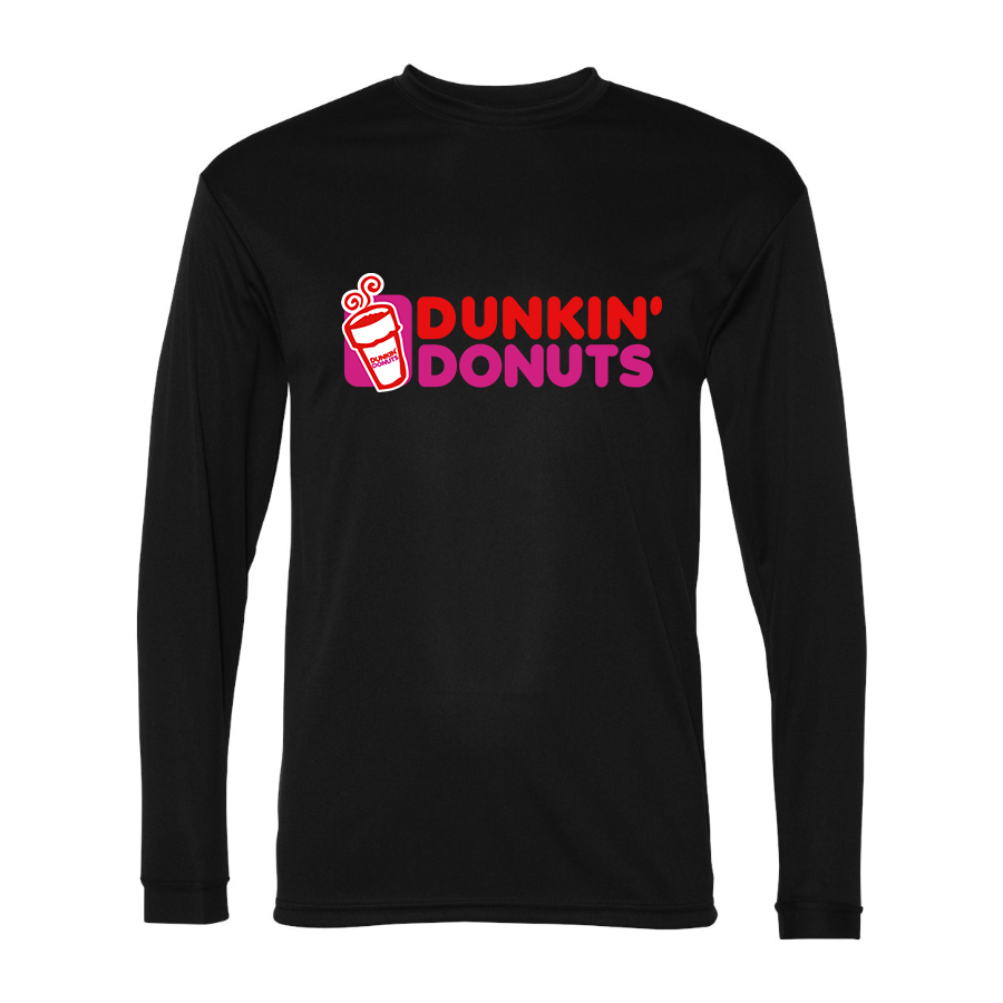 Men's Dunkin Donuts Polyester Long Sleeve T-Shirt