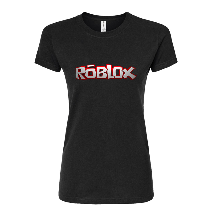 Women's Roblox Game Round Neck T-Shirt