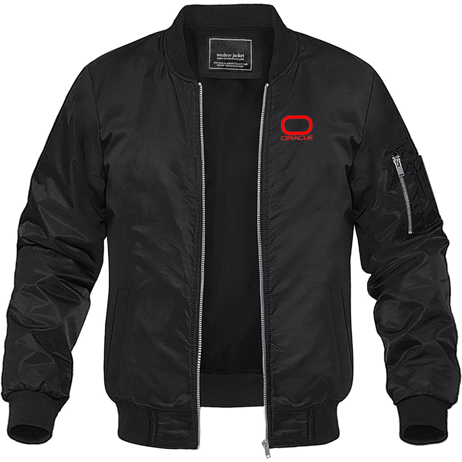 Men's Oracle Lightweight Bomber Jacket Windbreaker Softshell Varsity Jacket