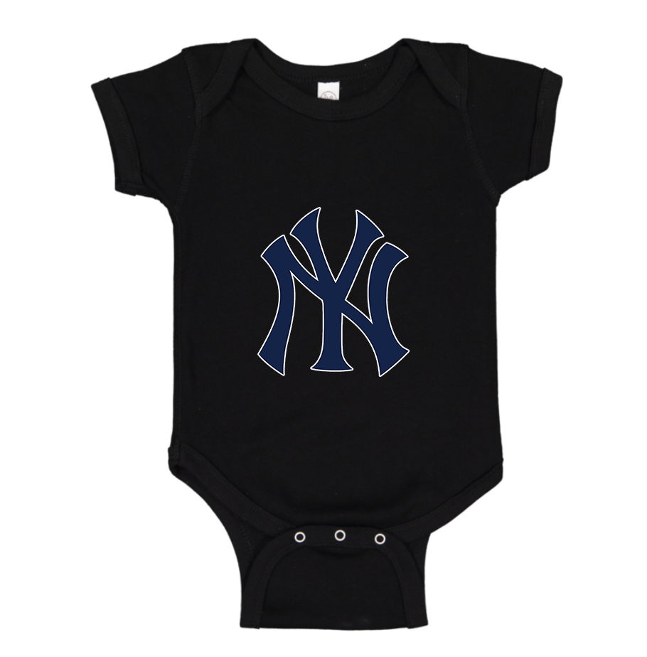 New York NY Yankees Baseball Baby Romper Onesie