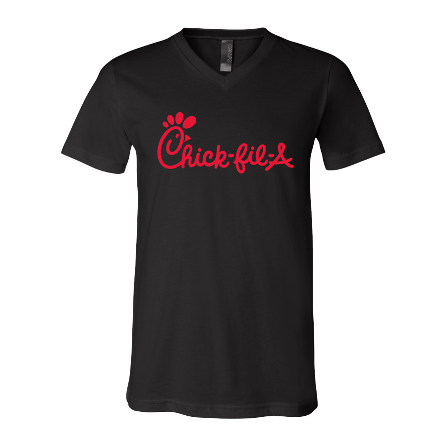 Men's Chick-fil-A BELLA CANVAS Jersey V-Neck Tee