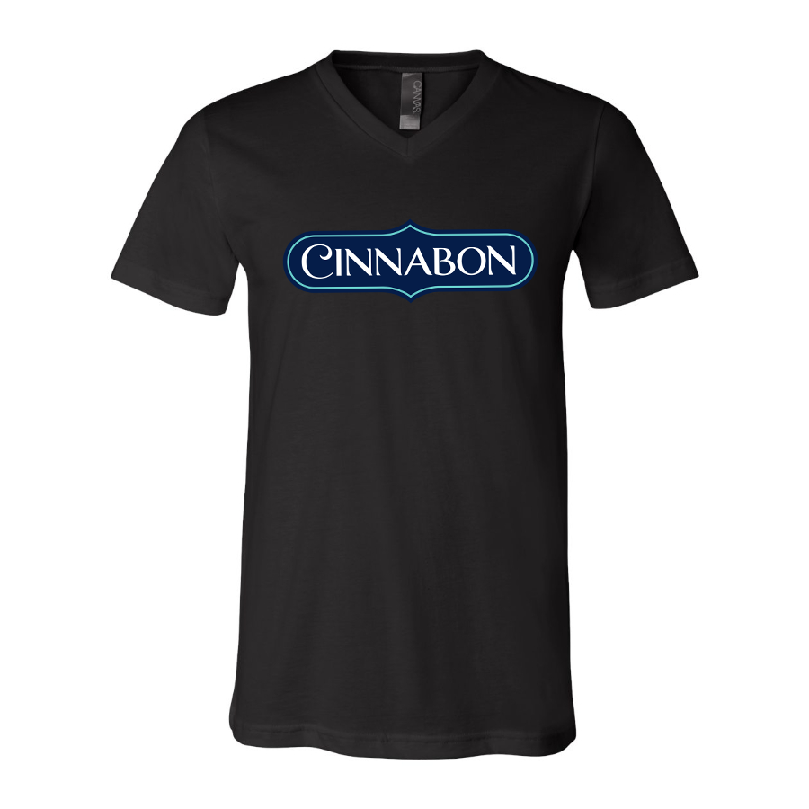 Men's Cinnabon BELLA CANVAS Jersey V-Neck Tee