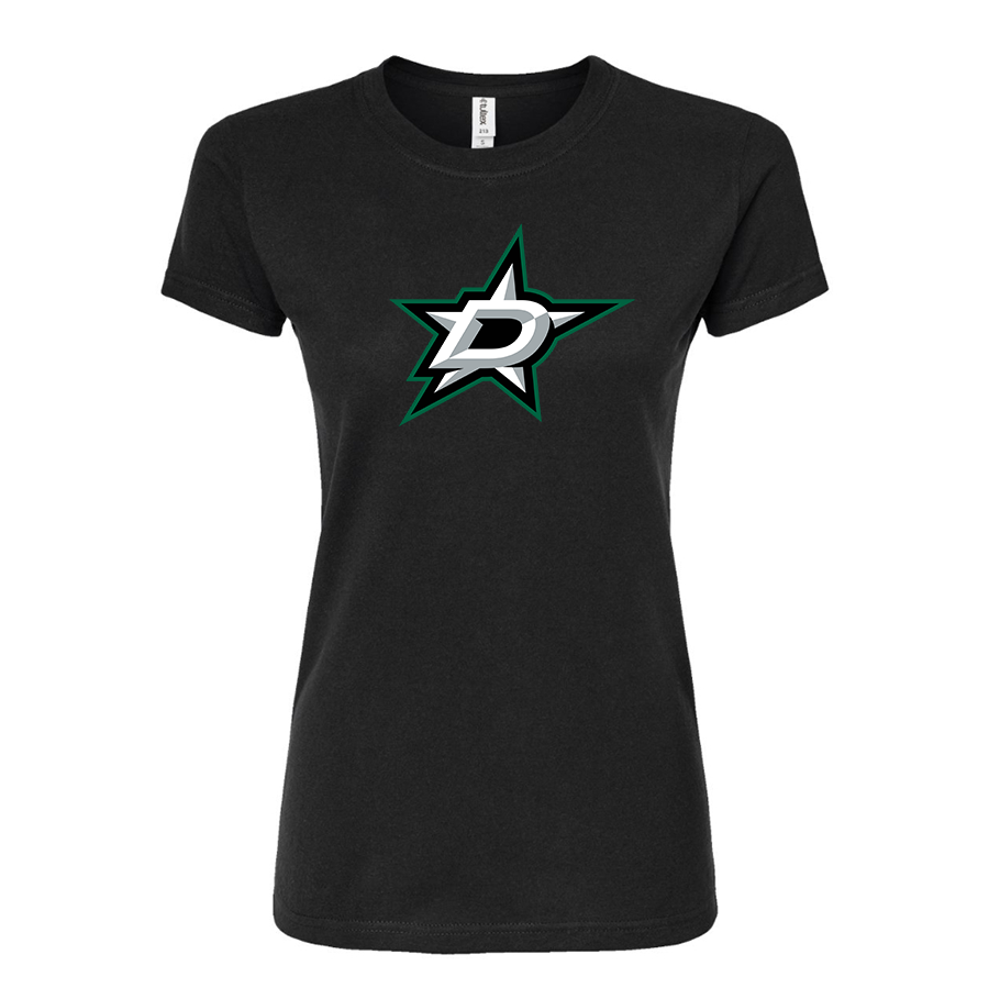 Women's NHL - Dallas Stars Round Neck T-Shirt