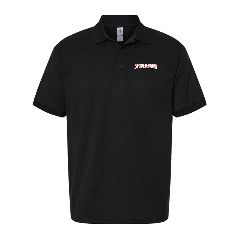 Men's Spider Man Gildan Dry Blend Jersey Polo