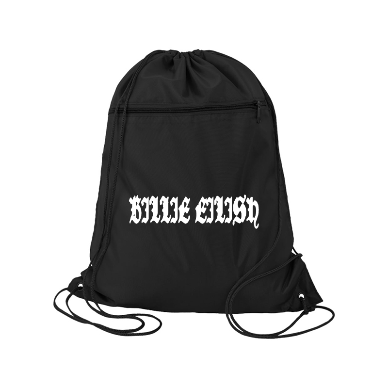 Billie Eilish Q-Tees Polyester Cinchpack