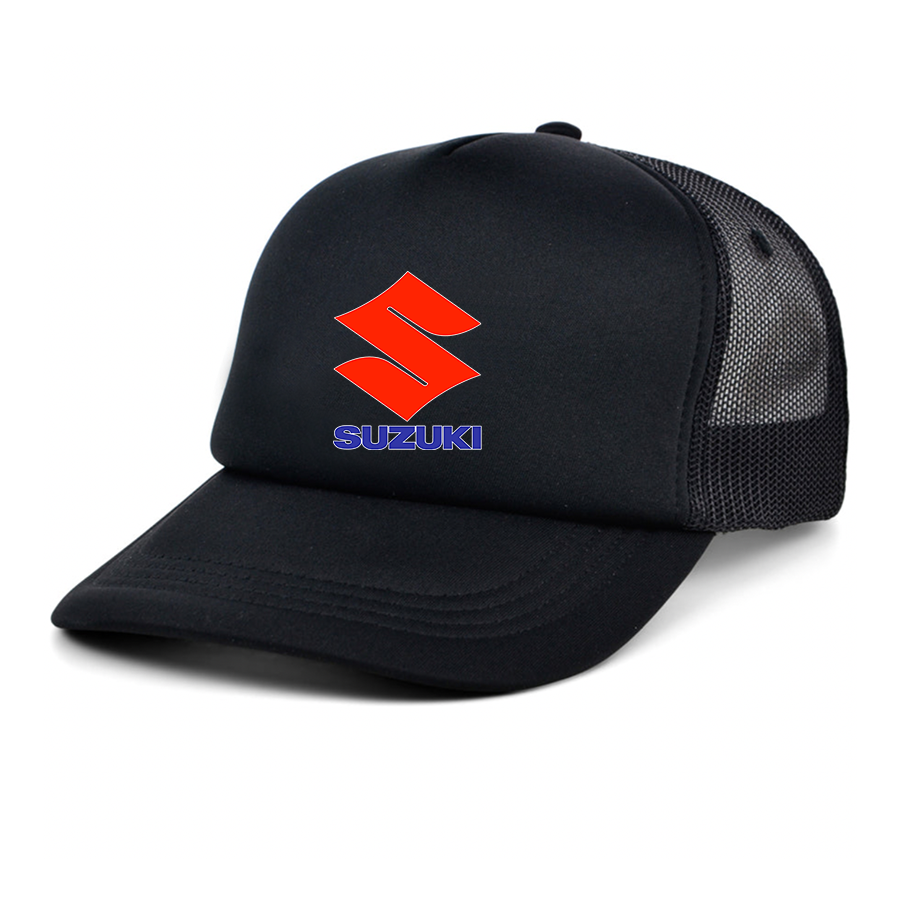 Suzuki Bike Motorcycle Trucker Hat