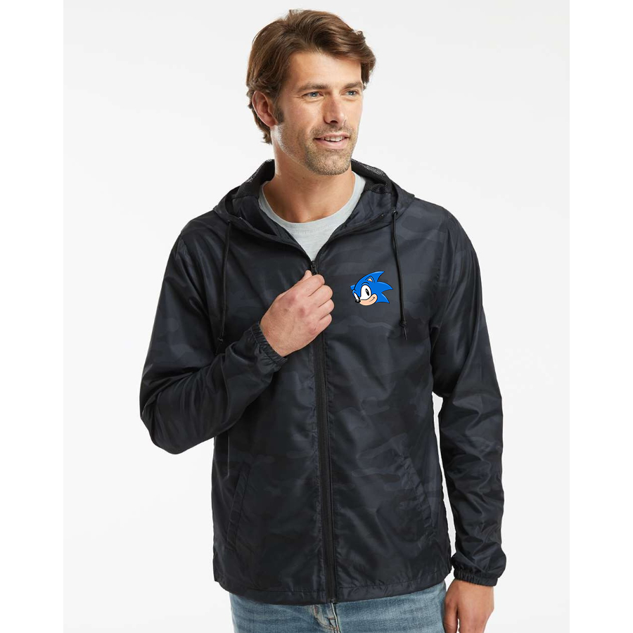 Men's Sonic the Hedgehog Independent Trading Co Lightweight Windbreaker Full-Zip Jacket