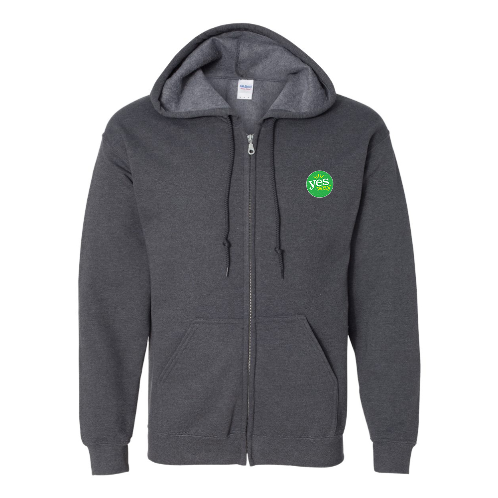 Men's Yes Way JERZEES NuBlend Full Zip Hooded Sweatshirt