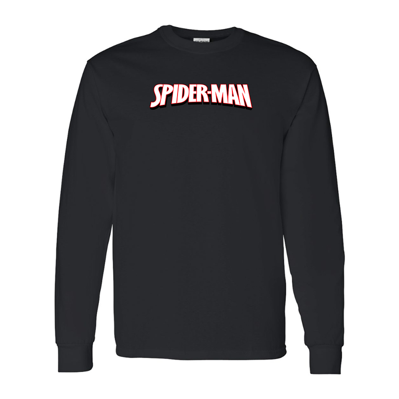 Men's Spider Man Gildan Heavy Cotton Long Sleeve T-Shirt