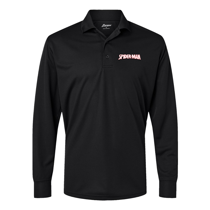 Men's Spider Man Paragon Prescott Long Sleeve Polo