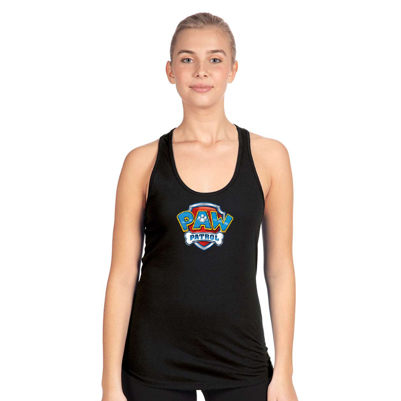 Women's Paw Patrol Next Level Ideal Racerback Tank