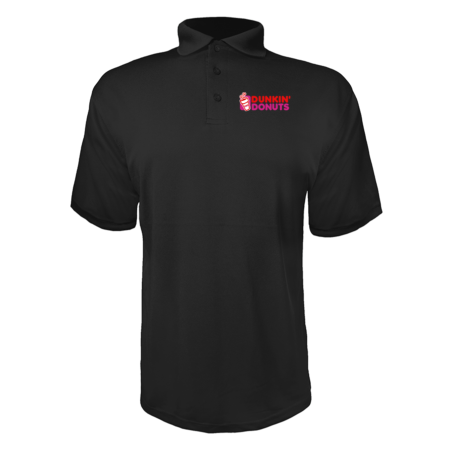 Men's Dunkin Donuts Polyester Polos