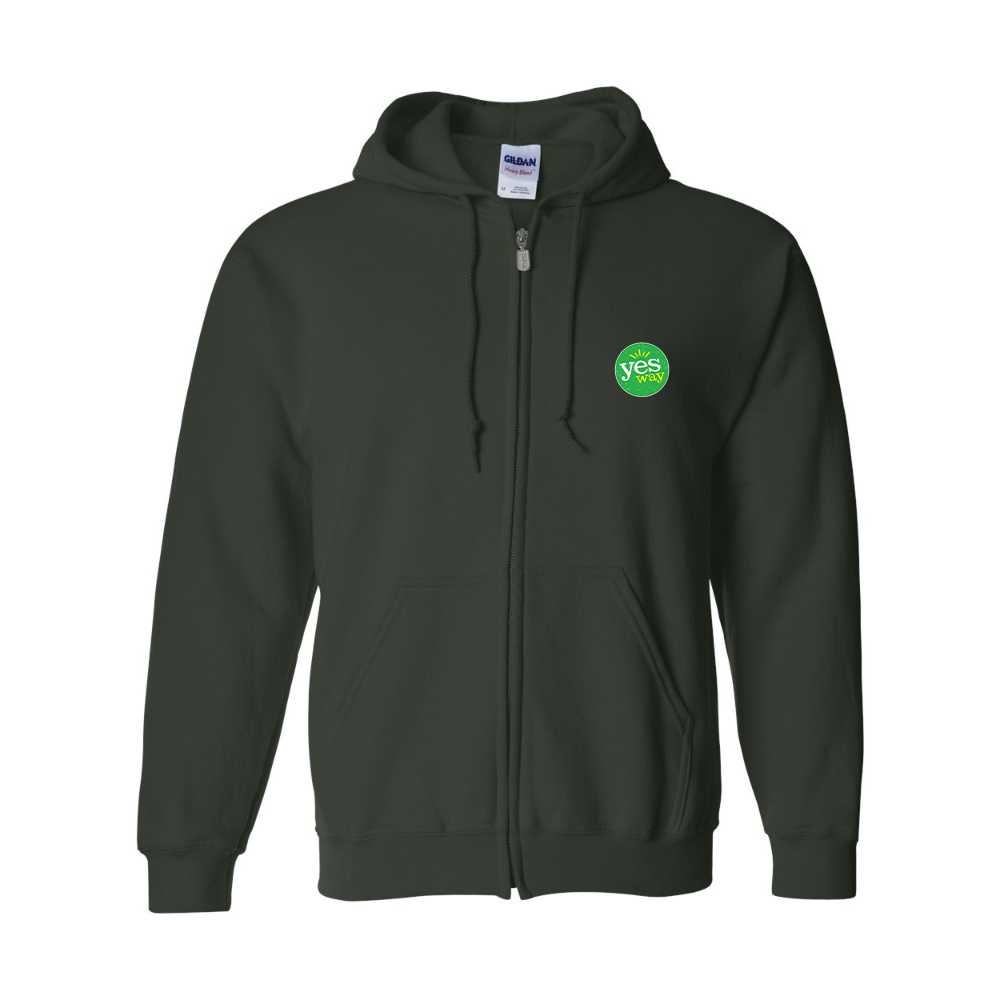 Men's Yes Way JERZEES NuBlend Full Zip Hooded Sweatshirt