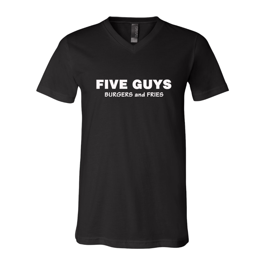 Men's Five Guys BELLA CANVAS Jersey V-Neck Tee