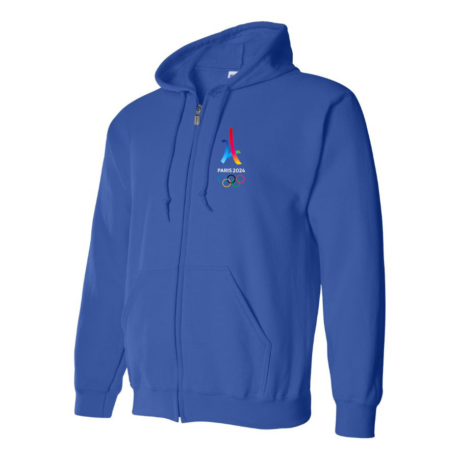 Men's Paris 2024 Olympics Zipper Hoodie