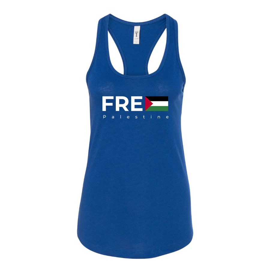 Women's Free Palestine Racerback Tank Top