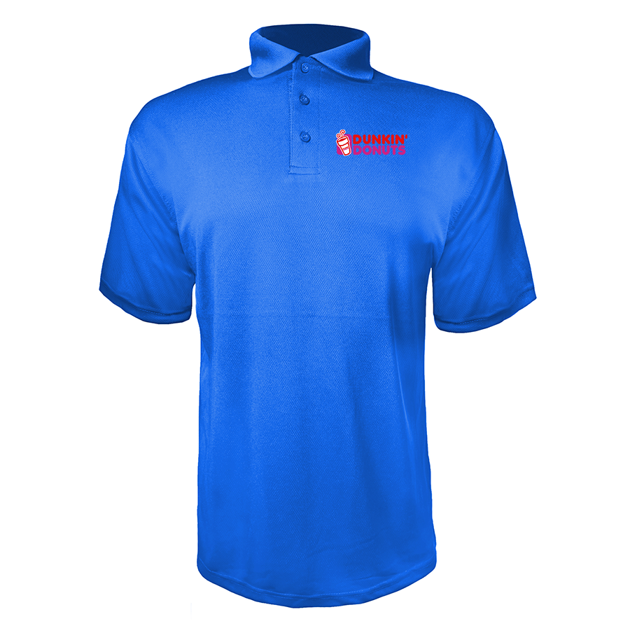 Men's Dunkin Donuts Polyester Polos