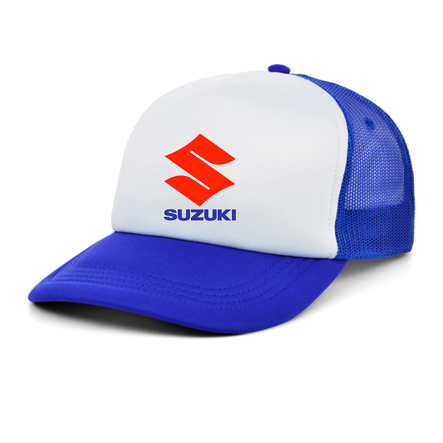 Suzuki Bike Motorcycle Trucker Hat