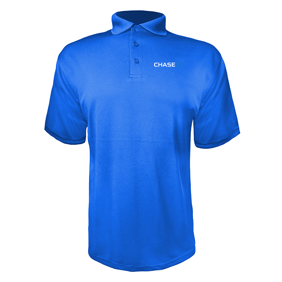 Men' Chase Bank Polyester Polos