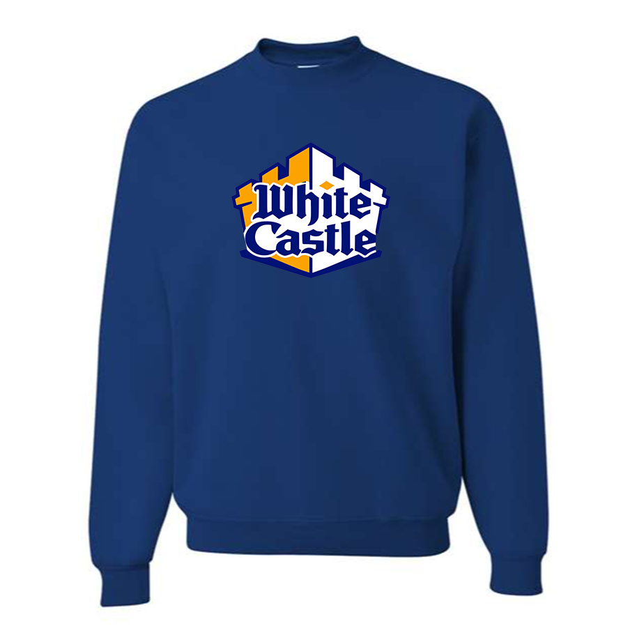 Men's White Castle Crewneck Sweatshirt