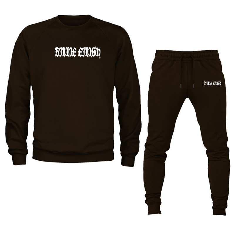 Men's Billie Eilish Crewneck Sweatshirt Joggers Set
