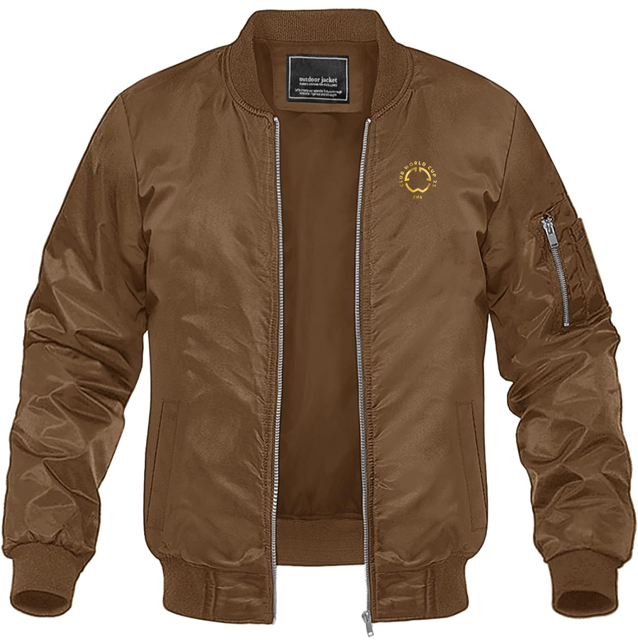 Men's Fifa World Cup 2025 Lightweight Bomber Jacket Windbreaker Softshell Varsity Jacket