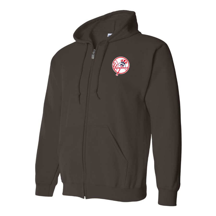 Men's Yankees NY Zipper Hoodie