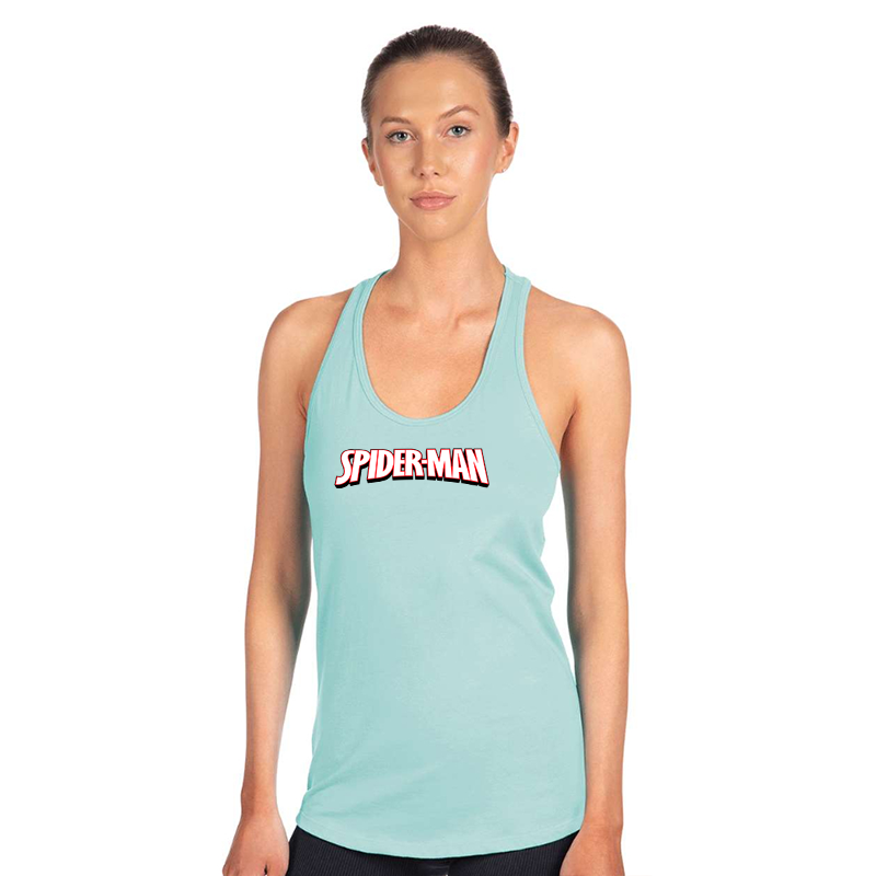 Women's Spider Man Next Level Ideal Racerback Tank