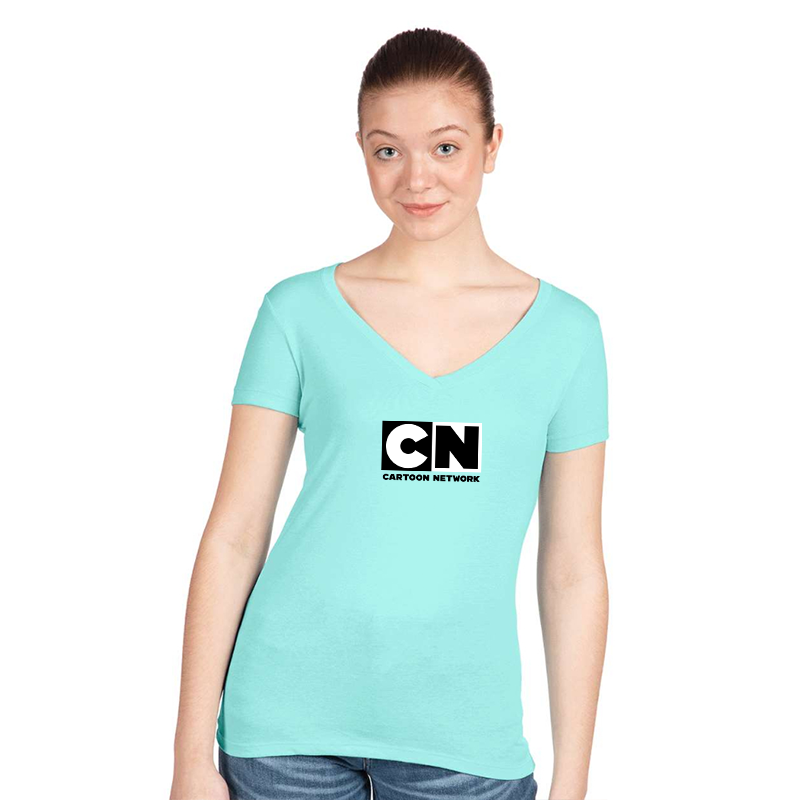 Women's Cartoon Network Next Level Ideal V-Neck T-Shirt