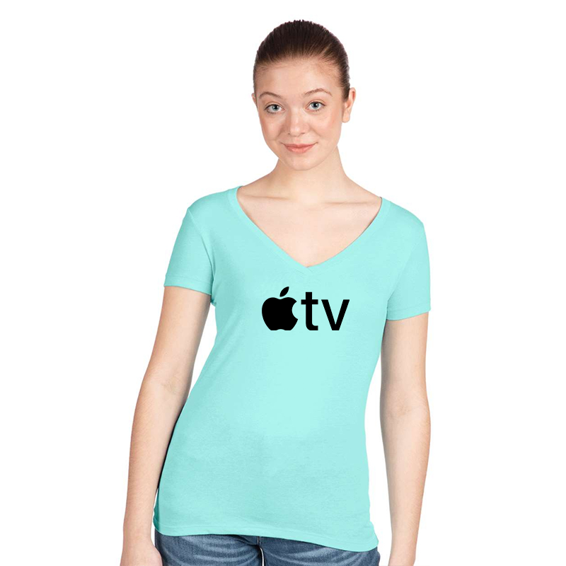 Women's Apple TV Next Level Ideal V-Neck T-Shirt