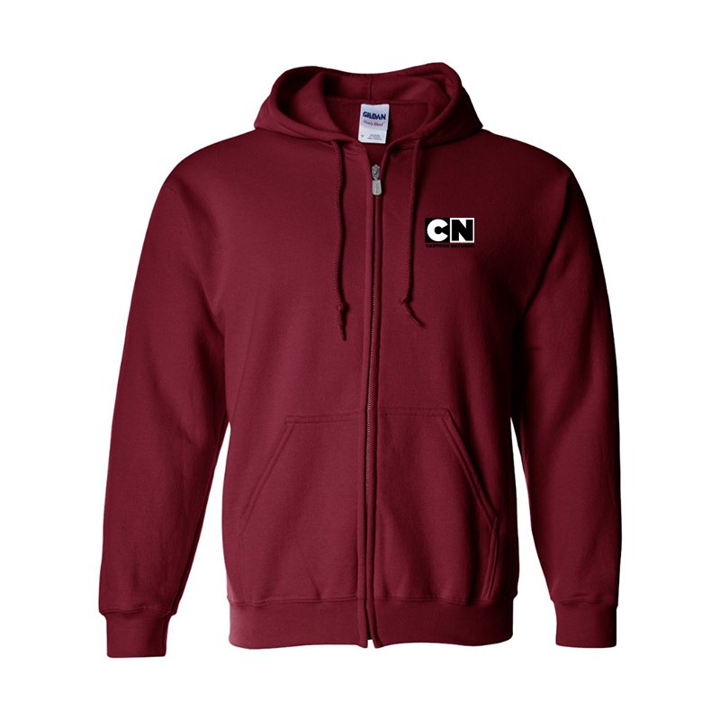Men's Cartoon Network Gildan Heavy Blend Full-Zip Hooded Sweatshirt