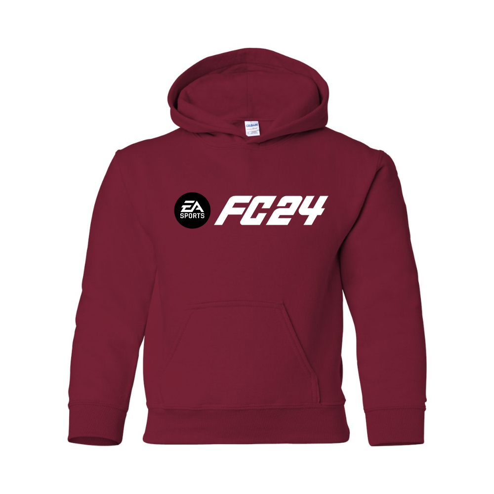 Youth's EA Sports FC 24 Gildan Heavy Blend Hooded Sweatshirt