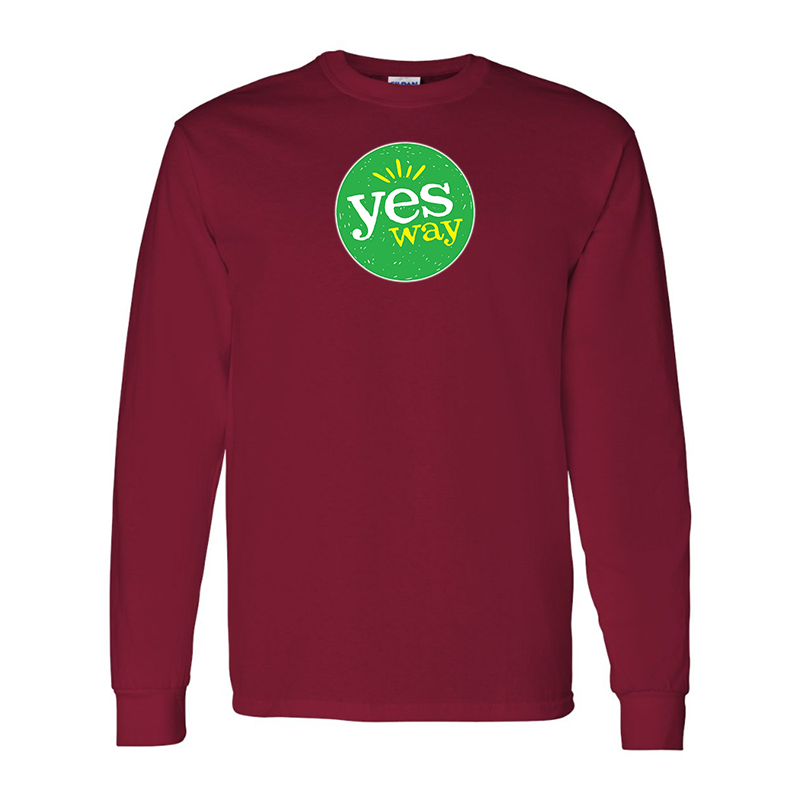 Men's Yes Way Gildan Heavy Cotton Long Sleeve T-Shirt