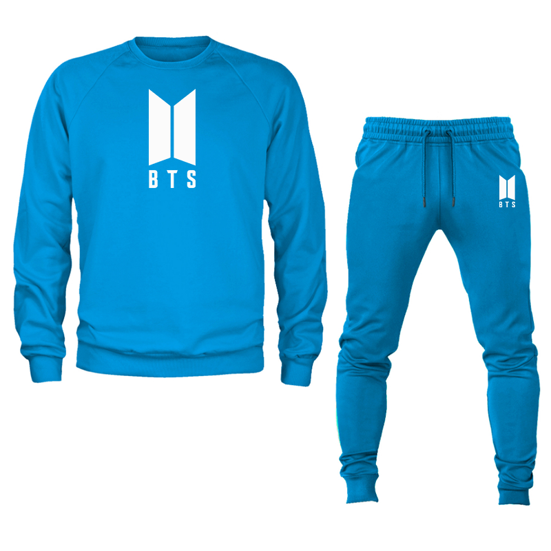 Men's BTS Crewneck Sweatshirt Joggers Set