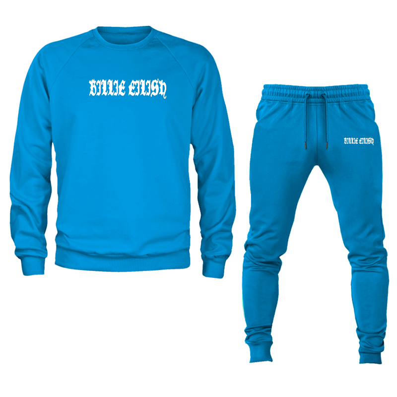 Men's Billie Eilish Crewneck Sweatshirt Joggers Set