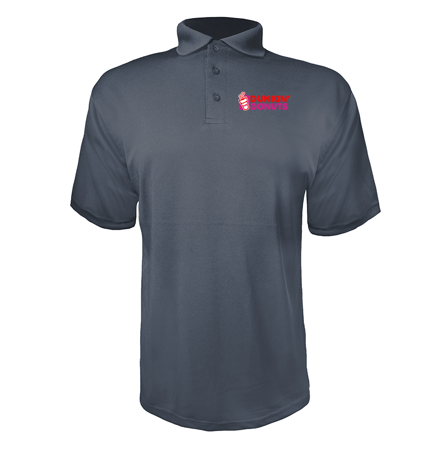 Men's Dunkin Donuts Polyester Polos