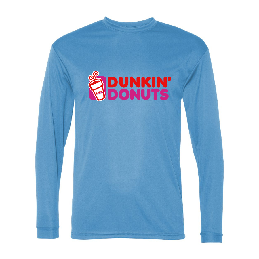 Men's Dunkin Donuts Polyester Long Sleeve T-Shirt